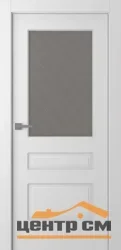 Дверь BELWOODDOORS "Роялти" стекло Мателюкс белый витраж 70 (21-8) эмаль белый