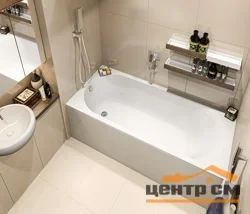 Ванна Good Door Афина из литьевого мрамора 170х75м белая в комплекте с каркасом