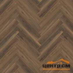 Ламинат виниловый водостойкий SPC CRONAPLAST 4V Елка/Herringbone 42 класс Дуб Ле-Ман 640*128*4.5 мм (с фаской)