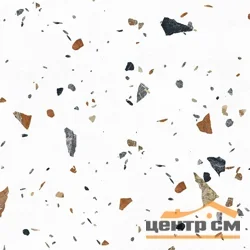 Керамогранит LAPARET Тераццо Бианко цветной 60x60 матовый