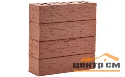 Клинкер фасадный ТЕМНО-КРАСНЫЙ БЕРЕСТА ЭДИНБУРГ 0,71НФ М300 (поддон 480 шт)