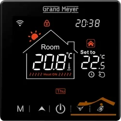 Терморегулятор программируемый Grand Meyer SN-20 с функцией Wi-Fi черный