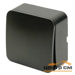 Выключатель одноклавишный ОП 250В, 10А, IP20, черный матовый (MSW10-10-05) София STEKKER