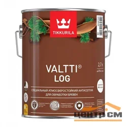 Антисептик лессирующий Tikkivala VALTTI LOG 2,7л красное дерево