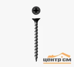 Саморезы пот/г гипс-дерево 3,5x19 оксид (уп 40шт) подвес, Biskrep