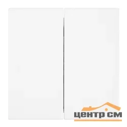 Механизм выключателя двухклавишный 250В 10А, белая магнолия, RSW10-3104-01 Мия STEKKER