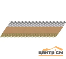 Гвозди реечные ЗУБР SN34 (D34) 75 х 2.8 мм, реечные гвозди рифленые оцинкованные, 4000 шт