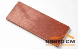 Камень бордюрный полимерпесчаный красный 500*200*30 мм ЛЕГРИН